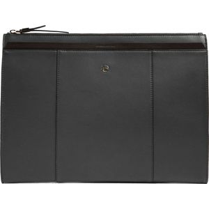 PIQUADRO Leren Tabletzak Circle Pochette 11"" Tablet Black Zwart