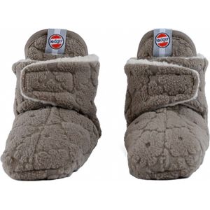 Lodger Babyslofjes winter - Fleece - Blijven zitten - 3-6M - Bruin