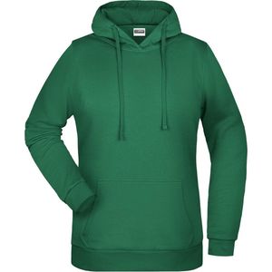 James And Nicholson Vrouwen/dames Basic Hoodie (Iers Groen)