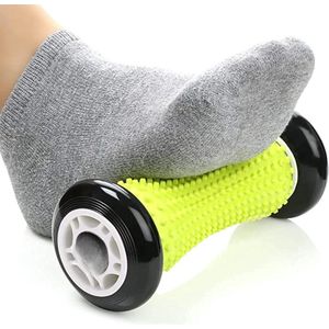 Voetmassage - Voetmassageroller - Massagekoppen - Handheld - Draagbaar - Stressvermindering - Geel