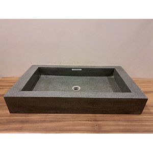 Wasbak natuursteen 80x45x13cm - FL22708