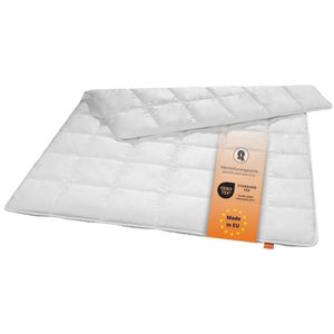 sleepling antibacterieel anti-mijt dekbed 200 x 240 cm | medium all-season dekbedovertrek (vulgewicht: 1.650 gr.) | Made in EU | antibacterieel | Ökotex 100 | wit