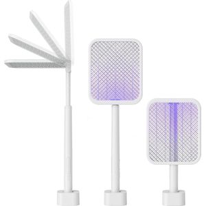 Uittrekbare elektrische muggenmepper 3500V met oplaadbare functie en omkeerbaar ontwerp