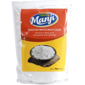 Manji - Geroosterde Witte Rijstmeel - 3x 1 kg