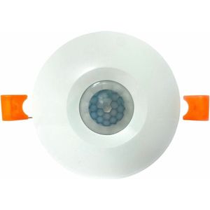 PIR Bewegingsmelder rond - 360° - bewegingssensor - Sensor Inbouw Plafond 360 graden - Detecteert automatisch - Tijdschakelaar