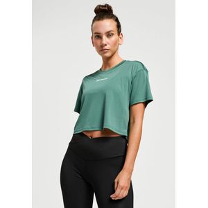 Redmax Sublime RMXNova - Sportshirt - Crop Top - Geschikt voor Fitness en Yoga - Dry-Cool - Dames - Donkergroen - XL