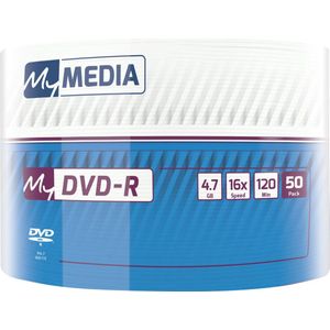 MyMedia DVD-R 52X 50PK Wrap 4.7GB