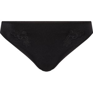 Hedona - kanten bikini slip dames - Kanten dames ondergoed - zwarte onderbroek - 44