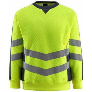 Mascot sweatshirt Wigton fluorgeel/donkermarine