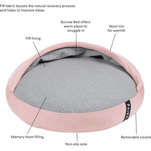 Paikka Recovery Burrow Bed Pink 90cm
