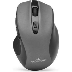 Draadloze muis - BLUESTORK - OFFICE 75 - Oplaadbaar - PC/MAC - Grijs