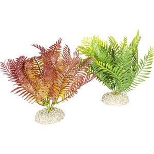 Aqua Della - Aquariumdecoratie - Vissen - Plant Bolbitis M - Height 17,5cm Gemengde Kleuren - 1st