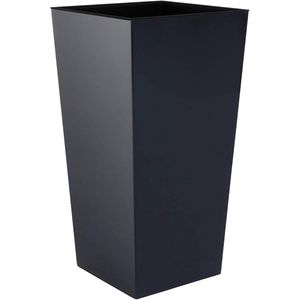 Bloempot met binnenpot 50 cm hoog - Antislip, Urbi-series, XL, Antraciet, 7 kleuren
