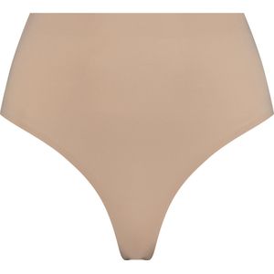 Bye Bra Invisible String Met Halfhoge Taille, Comfortabel, Shapewear Voor Dames, Lichtgewicht Shapewear, Beige, M