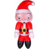 Henbrandt Decoratie kerstman - opblaasbaar - H65 cm - opblaas figuur/pop