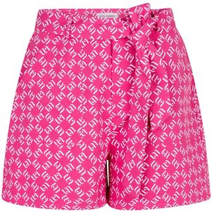 Lofty Manner Broek Short Mosi Qd34 317 Pink Denim Dames Maat - S