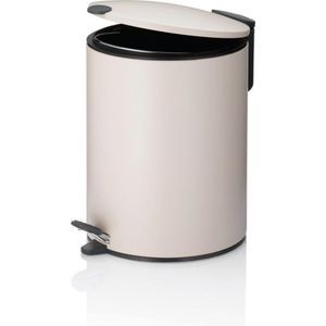 Pedaal Afvalemmer, 5 L, Beige - Kelas-sMats