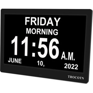 Digitale klok Dagklok Wekker met groot display