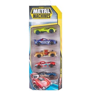 Zuru Metal Machines Die-Cast Auto's 5 Stuks Assorti