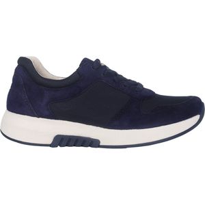 Gabor rollingsoft sensitive 76.946.46 - dames rollende wandelsneaker - blauw - maat 40.5 (EU) 7 (UK)