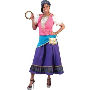 Zigeuner & Zigeunerin Kostuum | Zigeunerin Dame Bamboleo | Vrouw | Maat 36-38 | Carnaval kostuum | Verkleedkleding