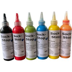 Sock-Stop,  sokkenstop, anti slip voor sokken - Kleur Geel