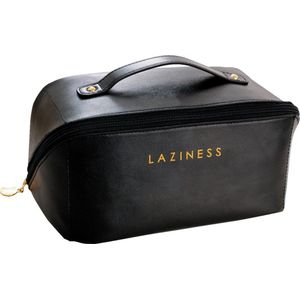 Somstyle Luxe Toilettas - Beautycase voor Dames - Cosmetica Tas - Zwart
