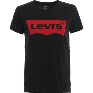 Levi's The Perfect Large Batwing Tee 173690201, Vrouwen, Zwart, T-shirt, maat: XXS