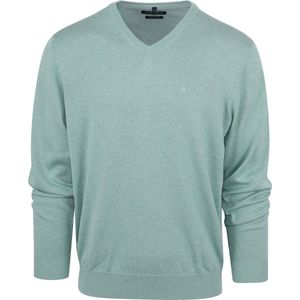 Casa Moda - Pullover V-Hals Mintgroen - Heren - Maat XL - Regular-fit