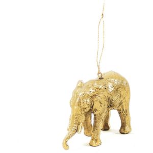 Housevitamin Olifant Hanger - Goud - 9,5x6,5x4cm