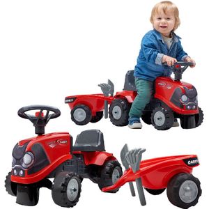 Falk Baby Case IH Ride-On - Jongens - Rood - Tractor