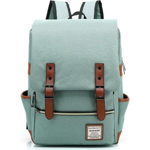 Vintage unisex casual schooltas