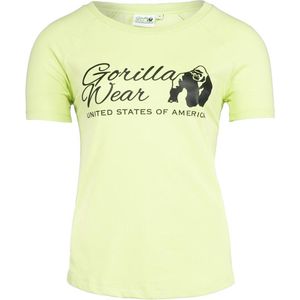 Gorilla Wear Lodi T-shirt - Lichtgeel - S