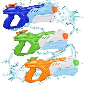 Clord Fun Series - Waterpistolen Set van 3 - 600 ml Capaciteit - Super Soaker met 10 m Bereik - Voor Strand, Zwembad & Watergevechten
