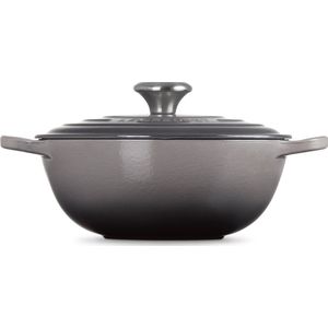 Le Creuset Marmite Braad/Stoofpan 28cm Flint