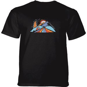 T-shirt Retro Mountains Black XL