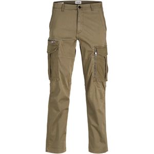 Jack & Jones heren kane cargo cruise relaxed fit bruin