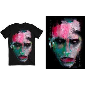 Marilyn Manson - We Are Chaos Cover Heren T-shirt - L - Zwart