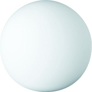 LED Tafellamp - Torna Boly - E27 Fitting - Rond - Glans Wit - Glas