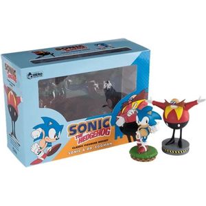 Sonic The Hedgehog - Sonic en Dr. Eggman 1:16 Figuurs Doos-Set