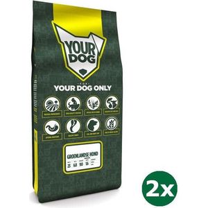 2x12 kg Yourdog groenlandse hond senior hondenvoer