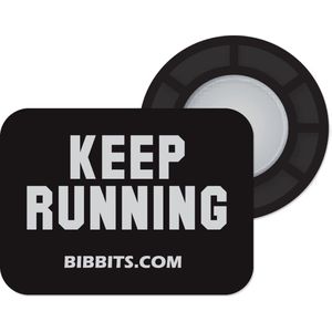 Bibbits hardloopmagneten | Keep Running Black