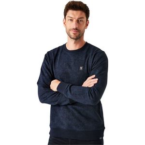 GARCIA Heren Sweater Blauw - Maat XXL