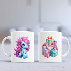 Mok Purple Unicorn - Cute - Gift - Cadeau - Unicorn - Adorable - CutiePie - Sweet - Lovely - Pretty - Schattig - Lief - Mooi - Snoezig