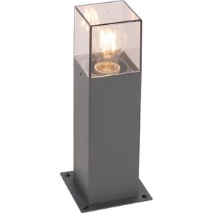 QAZQA denmark - Moderne Staande Buitenlamp | Staande Lamp voor buiten - 1 lichts - H 30 cm - Donkergrijs - Buitenverlichting