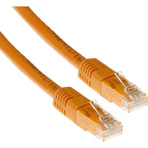 ACT Oranje 1 meter U/UTP CAT6 patchkabel met RJ45 connectoren IB1501