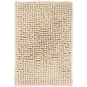 Tapijtenloods Fluffy Badmat Hoogpolig Soft Touch Creme- 50x90 CM