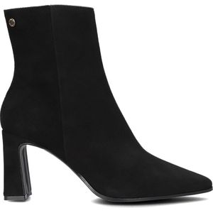 Notre-V 18739 Enkellaarsjes - Enkelboots met rits - Dames - Zwart - Maat 35