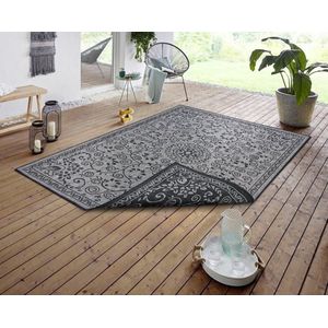 Flycarpets Omkeerbaar Vloerkleed - Leyte - - Night Zilver - 120x170 cm