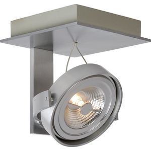 Lucide SPECTRUM - Plafondspot - LED Dimb. - AR111 - 1x12W 2700K - Mat chroom